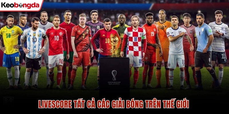Livescore tất cả các giải bóng trên thế giới